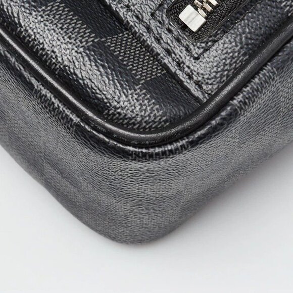 Louis Vuitton Damier Graphite Canvas/Leather Breifcase Backpack Bag - Picture 4 of 11